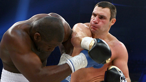 Kevin Johnson y Vitali Klitschko